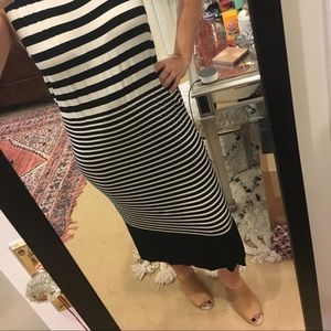 Loft Striped Shift Dress